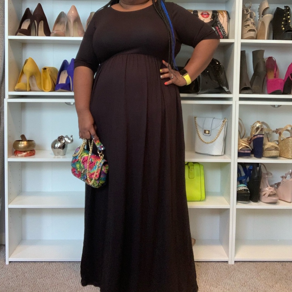 Black T-shirt Dress